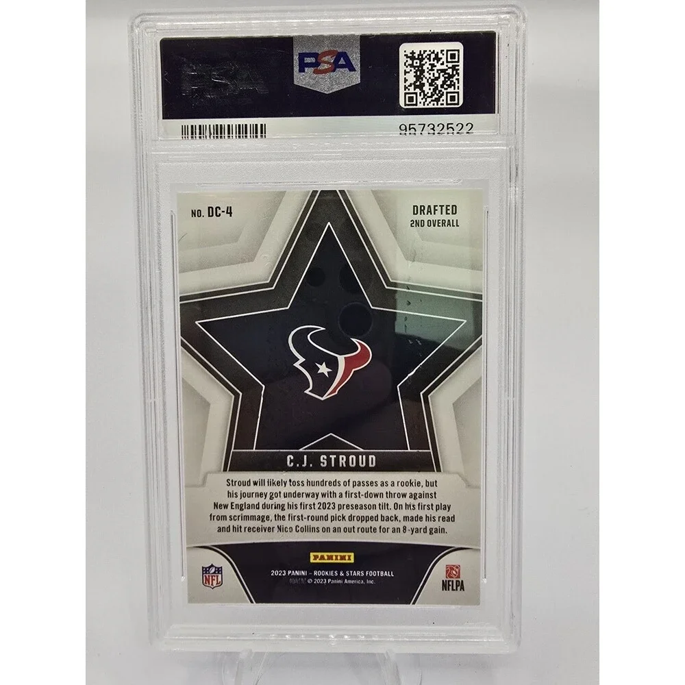 2023 Rookies & Stars C.J. Stroud Draft Class Green /25 #DC4 PSA 9 MINT Rookie
